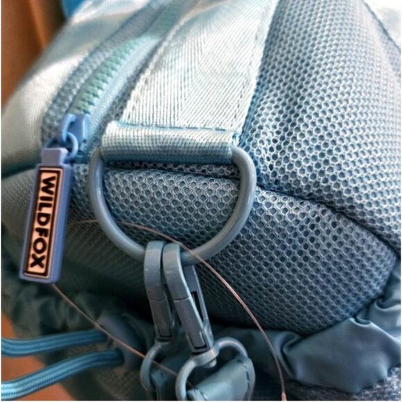 Wildfox Blue Duffle Tote Bag Nwt - Picture 2 of 3